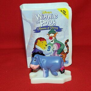 McDonalds Happy Meal Toy Eeyore Disneys Winnie the Pooh Seasons of Giving Figuri